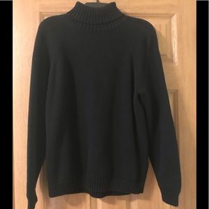 Land’s End Large Turtleneck Black